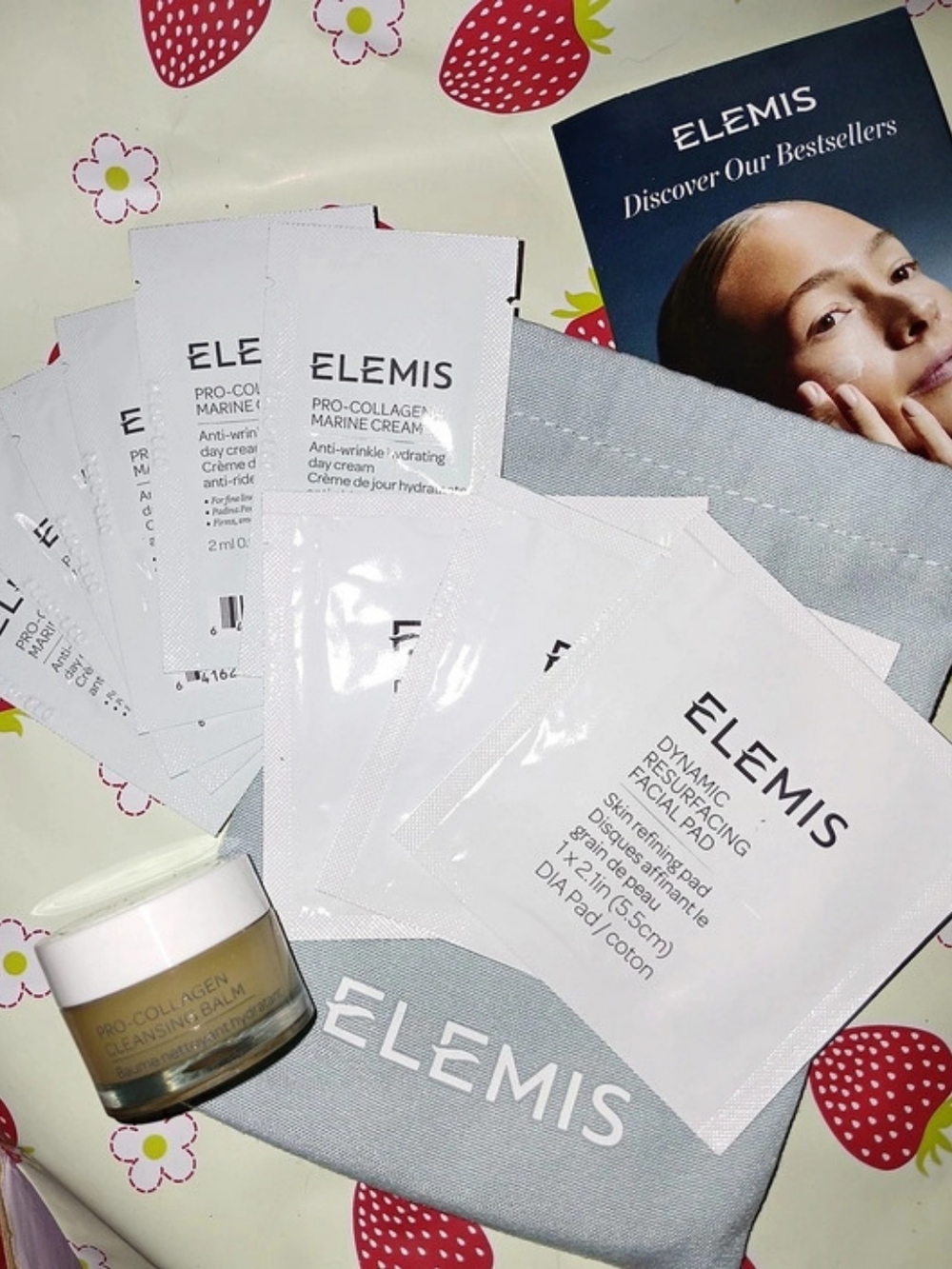 ELEMIS Pro-Collagen Cleansing Balm Travel Set NWT